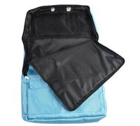 Horse Tack Storage Bag with 3 Hooks, Portable Equestrian Bridle Organizer for Halters and Ropes, Wall Hanging Gear Rack for Barn or Trailer Door, Black(Dark Teal)