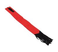 Horse Tail Bag Non Woven Fabric, Stretchy Tail Protector with Fringe, Durable and Breathable - Anti Bite and Anti Dirt, Secure Fit for Trailer and Stall Use (Red)