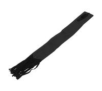 Horse Tail Bag Non Woven Fabric, Stretchy Tail Protector with Fringe, Durable and Breathable - Anti Bite and Anti Dirt, Secure Fit for Trailer and Stall Use (Black)
