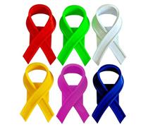 Horse Tail Warning Ribbon with Adjustable Velcro Strap, Reusable (White)