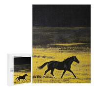 Horse Theme 500 Piece Puzzle - Aesthetic Puzzle for Adults, Relaxing and Mindful Activity, Engaging Puzzle Challenge, Finished Size 21 x 15 Inches