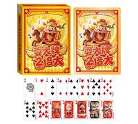 Horse Theme Cards - Playing Deck for Parties | Regular 54 Count with 5.8x8.7cm Size, Includes 2x Large 8.6x16.6cm Cards, Family Tabletop Games for Tourists, Birthday, Adults, Collectors