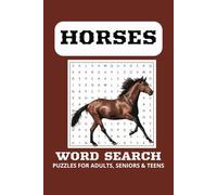 Horse-Themed Word Search Puzzle Book