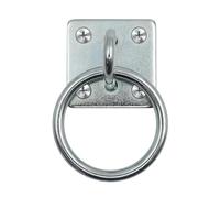 Horse Tie Down - 2.44in Iron Mount Anchors Device, Harness Retention Loop System, Stall Equipment Order Management Unit | Tack Hook For Pasture Stable Riding School Training Grooming Washing