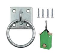 Horse Tie Down | Square Wall Lock Ring - Horse Tack and Supplies - for Mounting Training Hitching Grooming Trailer Cross Ties