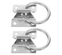 Horse Tie Rings 2pcs Iron Quick Release Cross Tie Ring