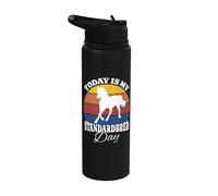 Horse Today is My Standardbred Day Stainless Steel Insulated Water Bottle