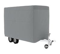 Horse Trailer Cover Protective Horse Box cover Grey Non-woven Fabric vidaXL