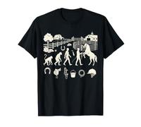 Horse Trainer Evolution Ranch Life Graphic T-Shirt