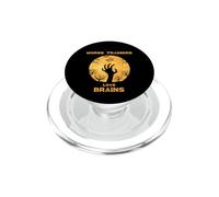Horse Trainers Love Brains Halloween PopSockets PopGrip for MagSafe