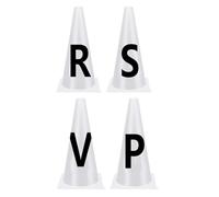 Horse Training Cones | Horse Training Supplies - Riding Cones with Letters | for Groundwork Lunging Cavaletti Pole Work Set-up Flatwork Straightness Youth Riding Lessons