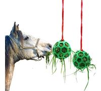 Horse Treat Ball - Feeding Toy for Horses, Goats, and Sheep, 2 Pack, Stress Relief Accessory for Stables and Paddocks