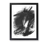 Horse Vol.12 V1 Modern Framed Print | A2 Black Framed Wall Art | Ready to Hang | Modern Animal Picture | Living Room Bedroom Lounge Office