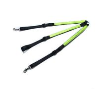Horse Webbing Harness Collar Breastplate Safe Riding Equipment Adjustable Night Visible LED Light Chest Belt(Green)