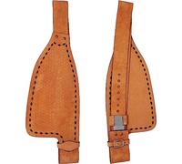 Horse Western Adult Tooled Leather Replacement Saddle Fender Pair Set with Belvins Buckles Hobble Straps ME-WSF-N013