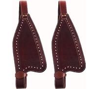 Horse Western Adult Tooled Leather Replacement Saddle Fender Pair Set with Belvins Buckles Hobble Straps ME-WSF-N005
