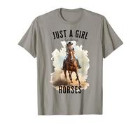 Horse Western Riding Competition Reining Barrel Women Girls T-Shirt