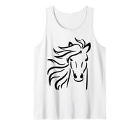Horse Whisperer | Black Pony Design Tank Top