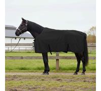 Horse Winter Blanket Black 155cm Polyester Outdoor Detachable Machine Wash Lined