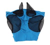 Horse with Ears, Breathable Elastic Mesh, Riding Equestrian Equipment, Black - Protection, Comfortable Fit, for All Horses and Ponies (Blue)