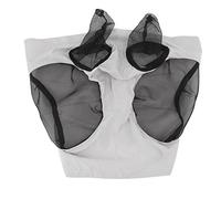 Horse with Ears, Breathable Elastic Mesh, Riding Equestrian Equipment, Black - Protection, Comfortable Fit, for All Horses and Ponies (Grey)
