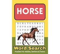 Horse Word Search Puzzle Book: A Fun and Challenging Horse-Themed Puzzle Book for Horse Lovers!