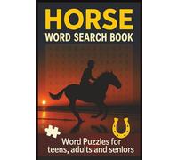 HORSE WORD SEARCH PUZZLE BOOK: Horse Word search puzzle book with very easy to read grid|9*6 inches, 120 pages|ideal for family and friends, great for vacation, holidays, off-screen time.