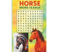 Horse World Search Book: Fun and Easy-to-Read Word Searches Featuring Fun Terms about Horses! | 6x9 Size, 110 Pages, 55 ... Holidays, Travel, Learning and Relaxation!