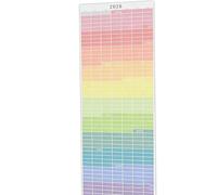 Horse Year 2026 Wall Calendar Feature Reinforced Hanging Design Bright Color Coding and Cultural Festival Notation Daily Schedule Plan