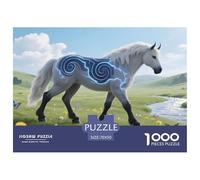 Horse1000Pieces JigsawPuzzleswildlife ForAdults Colourful LargePiecePuzzles Age12+byth Challenging The Impossible Difficult Game Uncover The Puzzle 70x50cm/1000pcs