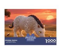 Horse1000Pieces JigsawPuzzleswildlife ForAdults Colourful LargePiecePuzzles Age12+byth ThemeFlowersandBirds Fun, Challenging 38x26cm/1000pcs