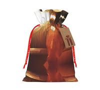 Horse3 Printed Drawstring Gift Bags,Various Sizes, Bulk Plastic Packaging Bags