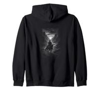 Horseback Journey Through Western Canyon Zip Hoodie