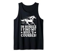 Horseback Riding I Find My Soul´s Horse Rider Tank Top