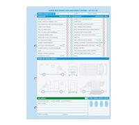 Horsebox defect Check List Book, for Vehicles up to 3.5 tonnes. 2 Part, Duplicate, 50 Sets per pad