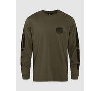 Horsefeathers Tall Typo Long Sleeve T-Shirt burnt olive S