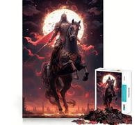 Horseman Apocalypse 1000 Pieces Puzzles for Teenagers Logic Fun Bright Color Playful Challenge Xmas Fun Gift (50x75cm)