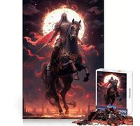 Horseman Apocalypse Jigsaw Puzzles for Teenagers 1000 Piece Logic Fun Bright Print Home Enjoyable Room Accent (38x26cm)