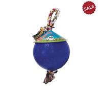 Horsemen's Pride Jolly Ball Romp-N-Roll Dog Toy - Blue - 15cm