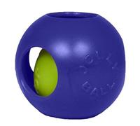 Horsemens Pride Jolly Ball Teaser Dog Toy Blue (10In)