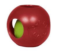 Horsemens Pride Jolly Ball Teaser Dog Toy Red (10In)