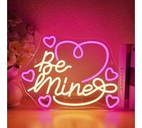 Horseneon Be Mine Neon Light Sign Love Neon Sign Compassion Neon Light Con USB Power Neon Signs For Wall for Home Party Valentine's Day Gifts Bedroom
