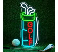 Horseneon Golf Neon Sign for Wall Decor, Golf Neon Led Sign, Creative Neon Lights Signs with USB Powered for Golf Club, Backdrop Lights, Wall Hanging Decor