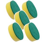 Horsepower 5 Heavy-Duty Sponges for Cordless & Rechargeable Scrubber, AS-SEEN-ON-TV, Long-Lasting Scouring Pads Perfect for Cleaning Dishes, Removing Grease and Grime