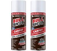 Horsepower Bull Shot Carpet Spot & Stain Remover by Horsepower, AS-SEEN-ON-TV, Made In USA, Just Point & Spray, Stain-Lifting Foam-Action, Pet Stains & Odors, Coffee, Soda, Wine, Stains, 2 Pack