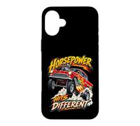 Horsepower Hits Different Drag Racing Hot Rod Case for iPhone 16 Plus