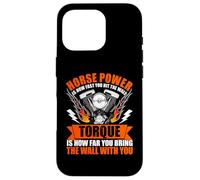 Horsepower Is How Fast You Hit The Wall Funny Car Mechanic Case for iPhone 16 Pro