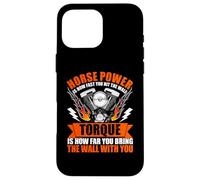 Horsepower Is How Fast You Hit The Wall Funny Car Mechanic Case for iPhone 16 Pro Max