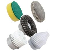 Horsepower Scrubber Complete 5-Pack of Durable Premium Replacement Heads for Electric Spin Scrubber, AS-SEEN-ON-TV