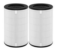 Horserdy AP-T45 AP-T40FL HEPA Replacement Filter Compatible with 1461901 Homedics Total Clean 5-in-1 Purifier, AP-T45, AP-T45WT, AP-T40, AP-T40WT, AP-T40WTAR, AP-T40FL, H13 True HEPA Filter, 2 Pack